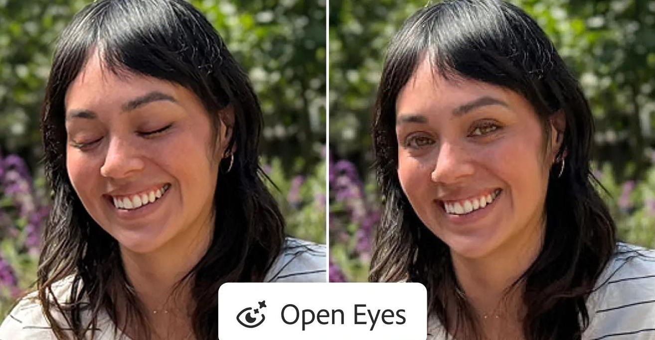 Adobe Lightroom Mobile Introduces One-Tap AI Feature to Open Closed Eyes in Photos