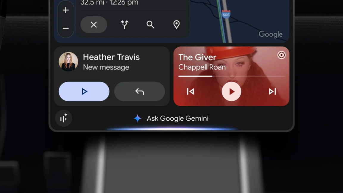 Google Запускает Функцию Персонального Интеллекта Gemini в Автомобилях через Android Auto и Google Built-in