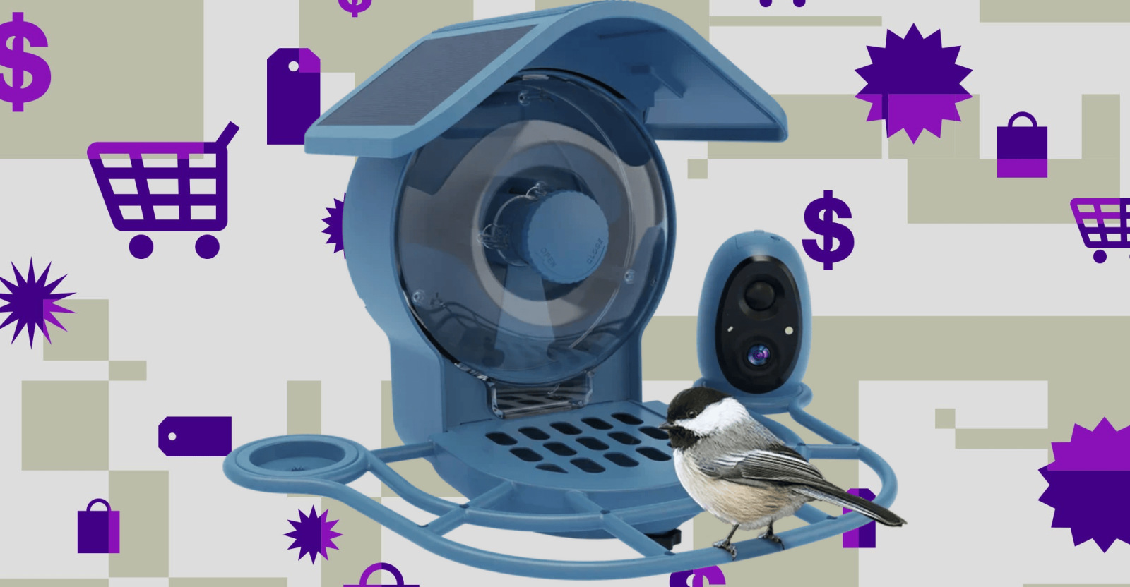 Coolfly’s Solar-Powered Aura Smart Bird Feeder Discounted Nearly 50%