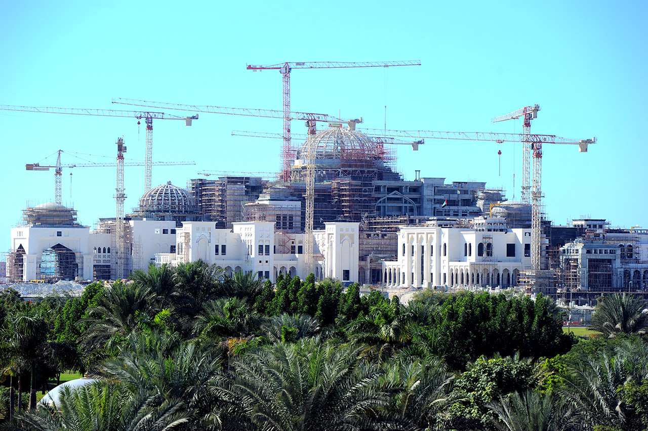 Construction of new presidential palace.2013