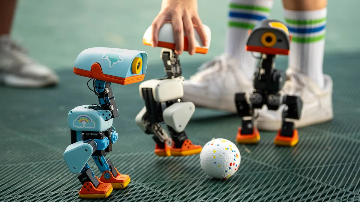 Hottest toy for Christmas? Nvidia CEO plays with adorable Microduck robots, 20,000 sell | TechCrunch