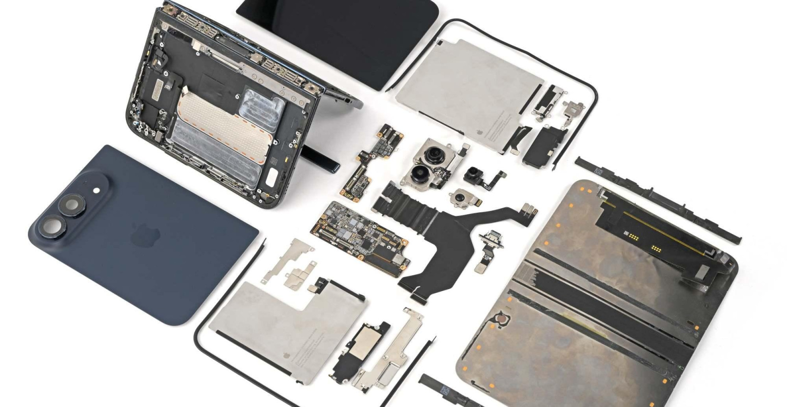 iFixit Teardown of iPhone Duo Reveals Details on Screen and Hinge Issues